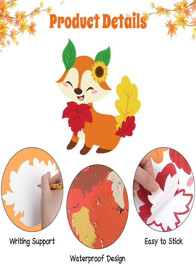 STEFORD 12 Pack Fall Craft Kits for Kids, DIY Maple Leave Sticker Crafts Owl Turkey Art Craft for Toddlers Ages 4-8 Adults Autumn Home Classroom Activities Game Party Favors Decoration - Image 3